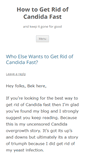 Mobile Screenshot of getridofcandidafast.info